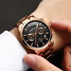 Full Steel Waterproof Chronograph Sports Watches
